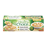 Healthy Choice Soup Variety Old Fashioned Chicken Noodle & Chicken w/Rice 15 Oz Full-Size Picture